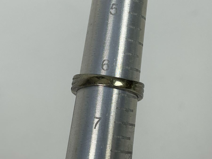 JUST ADDED - Sterling Silver Topaz + Peridot Ring Size 6.25 4.4g [Photo 11]