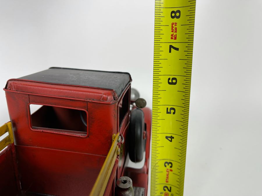 JUST ADDED - Decorative Metal Fire Engine Truck 12W X 6D X 6H [Photo 9]