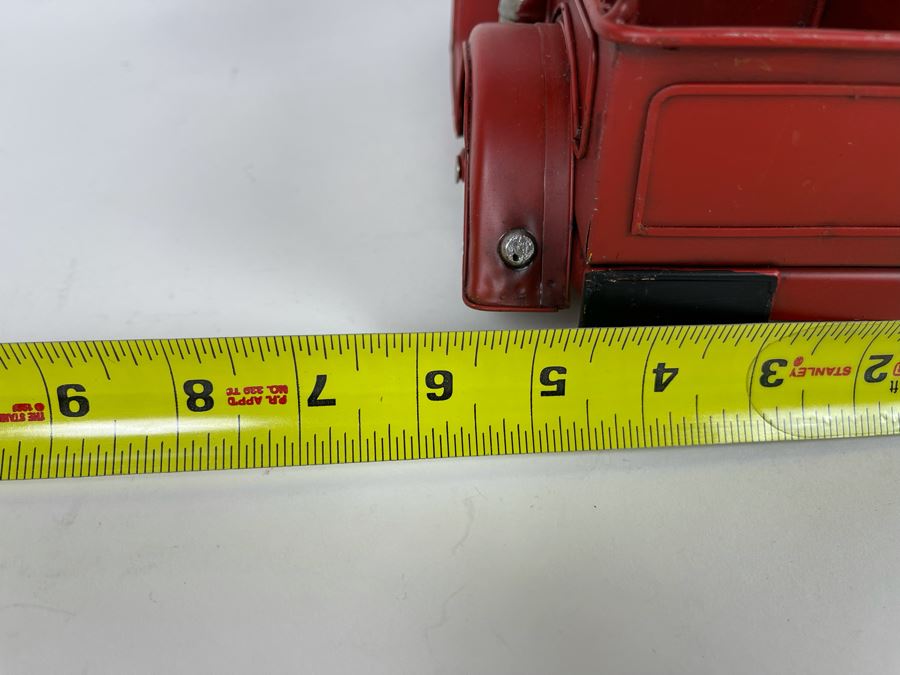 JUST ADDED - Decorative Metal Fire Engine Truck 12W X 6D X 6H [Photo 8]