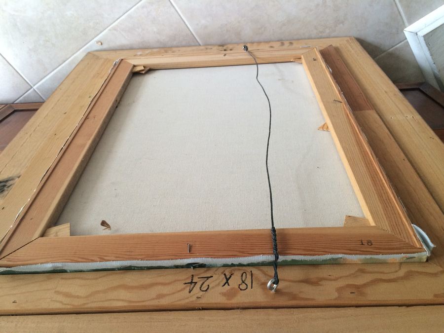 Original Oil Painting California Ocean Seascape by Anton Gutknecht (American/German, 1907–1988) [Photo 8]