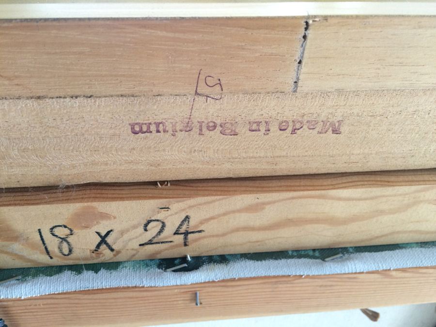 Original Oil Painting California Ocean Seascape by Anton Gutknecht (American/German, 1907–1988) [Photo 7]