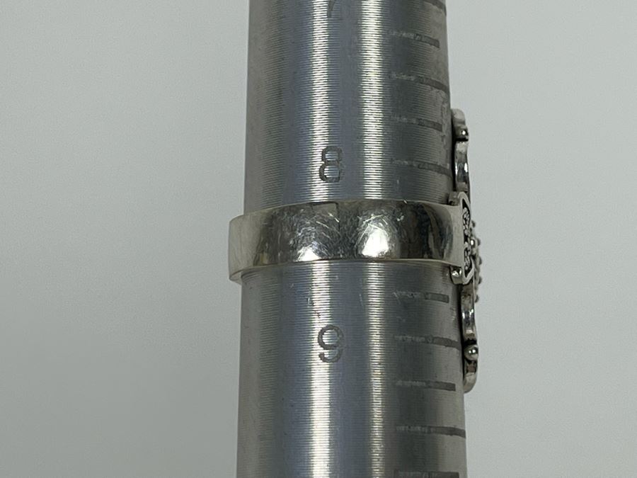 JUST ADDED - Sterling Silver Citrine Ring Size 8.5 8.6g [Photo 12]