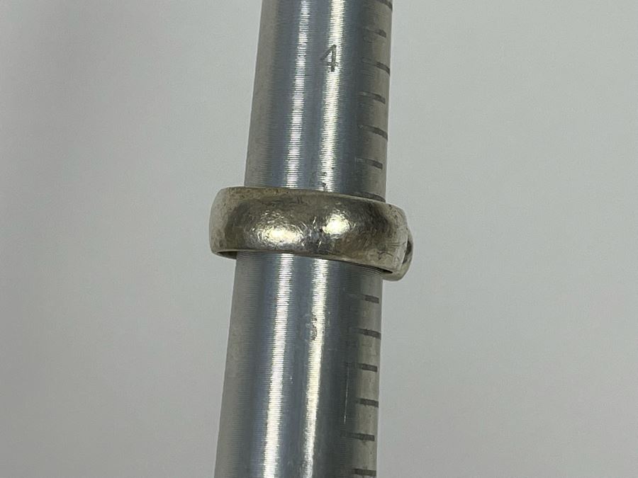 JUST ADDED - Sterling Silver Moonstone + Garnet Ring Size 5.25 7.4g [Photo 11]