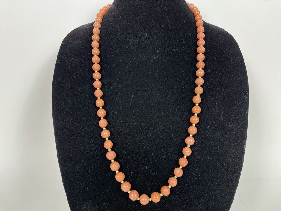 JUST ADDED - Sterling Silver Quartz Beads 30' Necklace [Photo 2]
