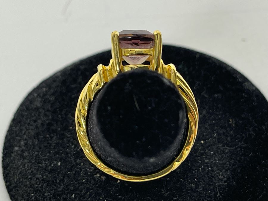 JUST ADDED - Sterling Silver Ametrine Ring Size 6.25 3.6g [Photo 7]