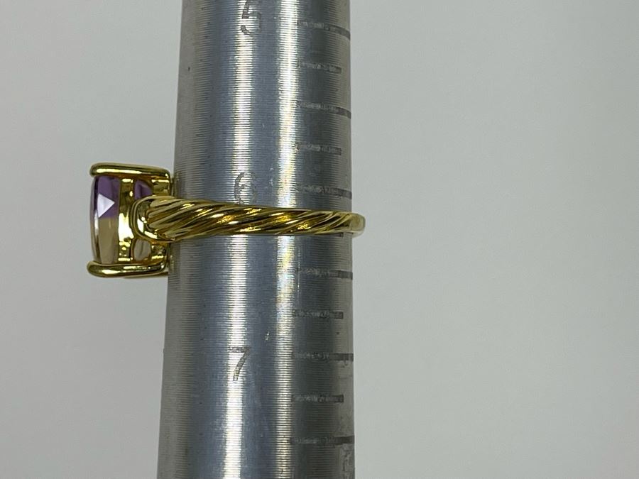 JUST ADDED - Sterling Silver Ametrine Ring Size 6.25 3.6g [Photo 11]