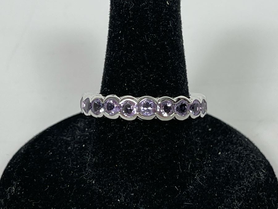 JUST ADDED - Sterling Silver Kunzite? Ring Size 7.25 4.1g