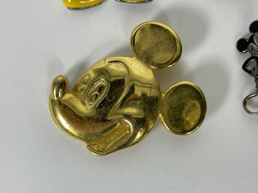 JUST ADDED - Collection Of Four Vintage Mickey Mouse Brooches Pins [Photo 8]