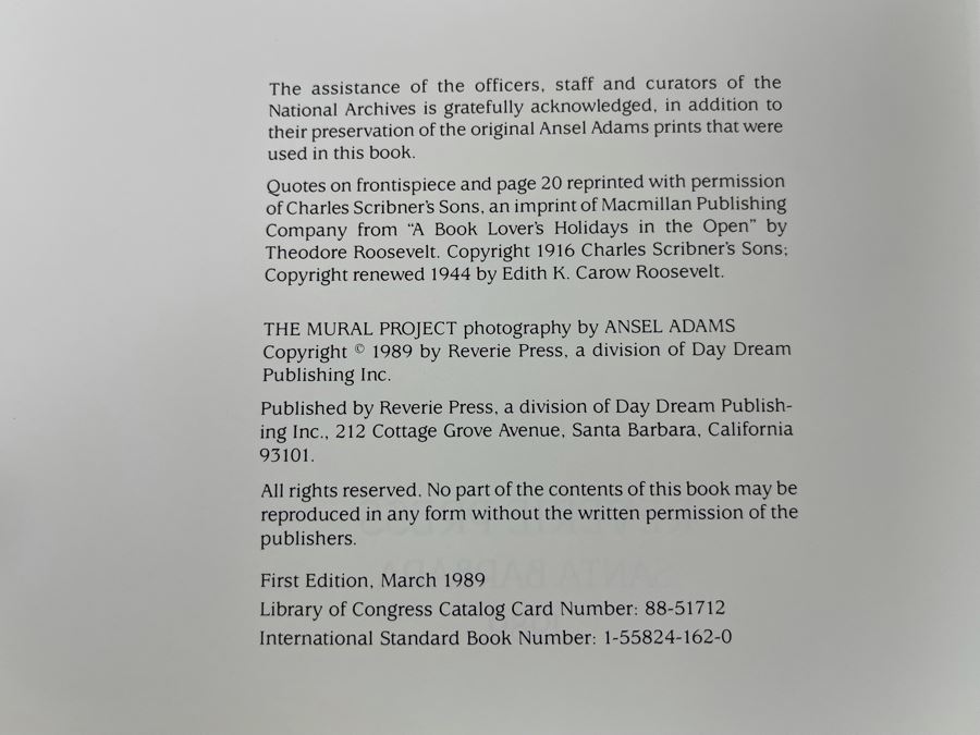 JUST ADDED - First Edition Book The Mural Project With Photography By Ansel Adams [Photo 3]