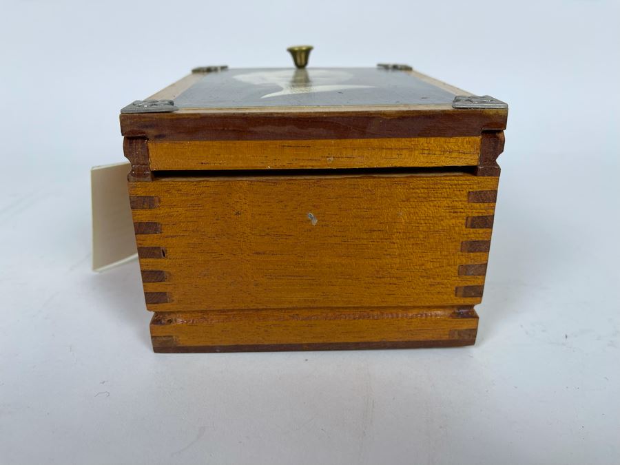 JUST ADDED - Handmade Marilyn Monroe Cigar Box Handbag Purse 5W X 3.5D X 9H [Photo 12]