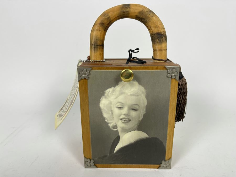 Sold at Auction: Marilyn Monroe Hand Made Cigar Box Hand Bag