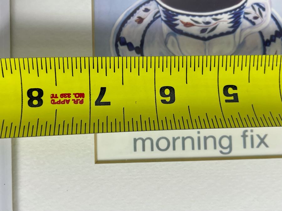 JUST ADDED - Signed Karin Diesner 'Morning Fix' Framed Print 7 X 5 [Photo 5]