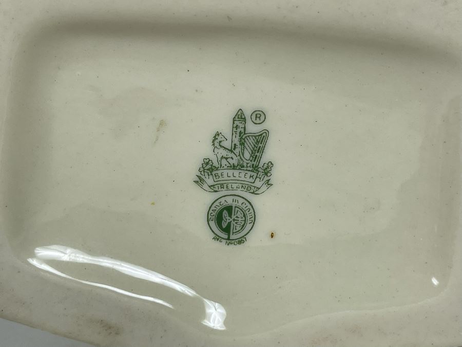 JUST ADDED - Belleek Ireland Owl Vase 8.5H [Photo 6]
