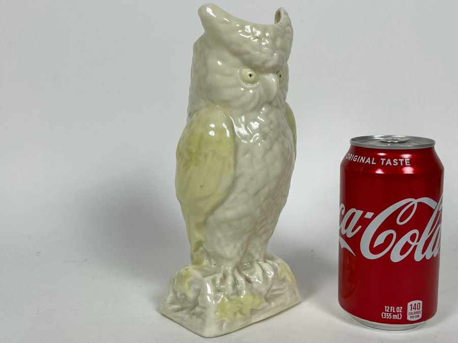 JUST ADDED - Belleek Ireland Owl Vase 8.5H [Photo 3]