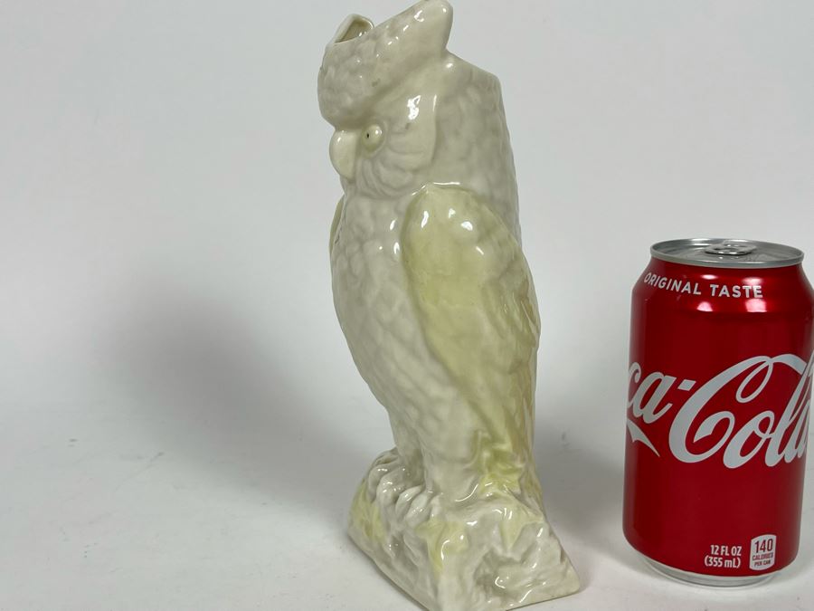 JUST ADDED - Belleek Ireland Owl Vase 8.5H [Photo 5]