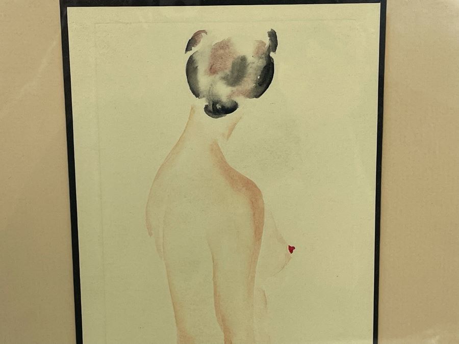 JUST ADDED - Signed Limited Edition Print Titled 'Nude I' By M. Wilson 6 X 10 [Photo 3]