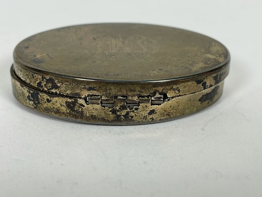 JUST ADDED - Vintage Signed Tiffany Co Sterling Silver Compact 2.5W X 1.75H 41.1g [Photo 6]