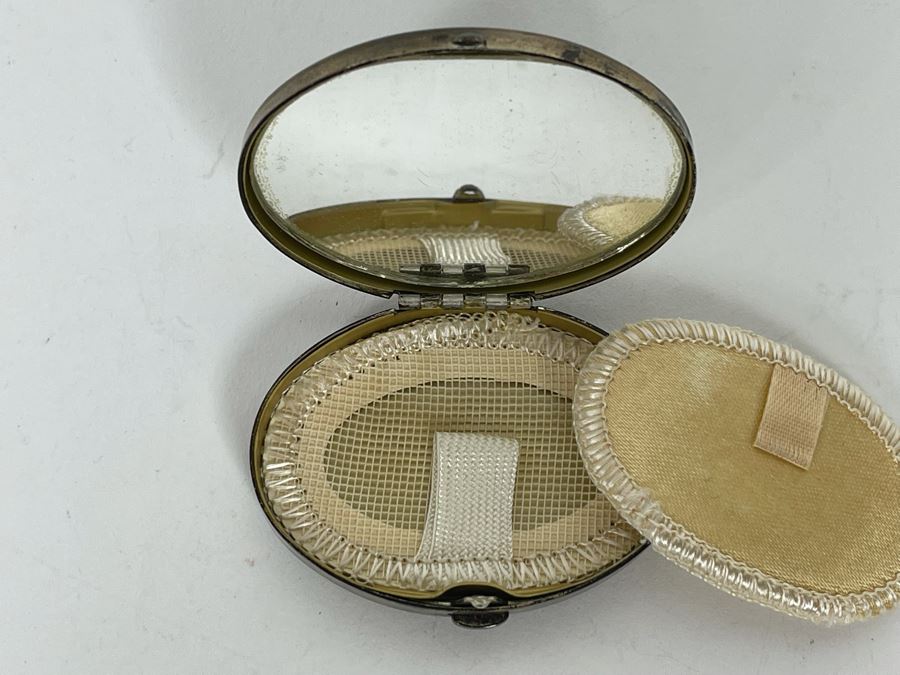 JUST ADDED - Vintage Signed Tiffany Co Sterling Silver Compact 2.5W X 1.75H 41.1g [Photo 2]