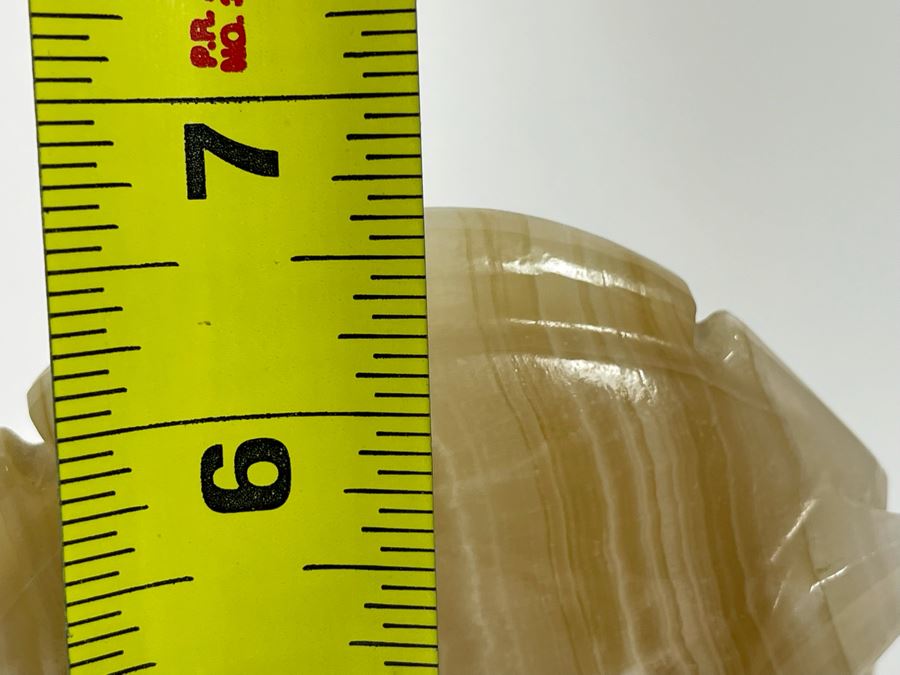 JUST ADDED - Vintage Carved Onyx Horse Head Bookends 6.5H [Photo 8]