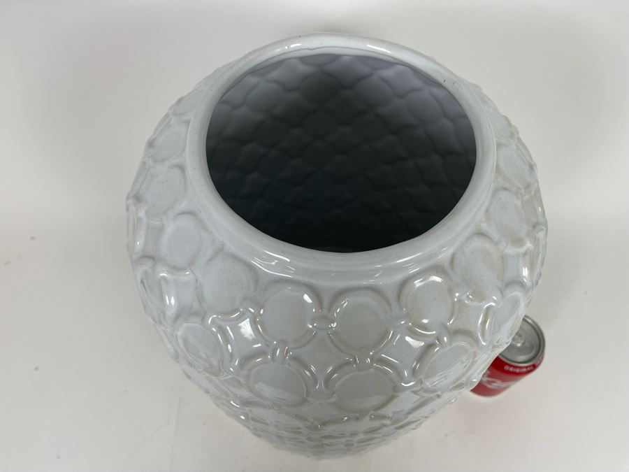 JUST ADDED - Large White Carson Jar 11W X 15H Retails $199 [Photo 3]