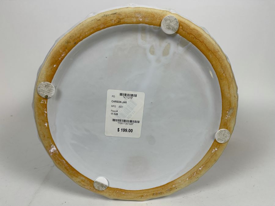 JUST ADDED - Large White Carson Jar 11W X 15H Retails $199 [Photo 4]
