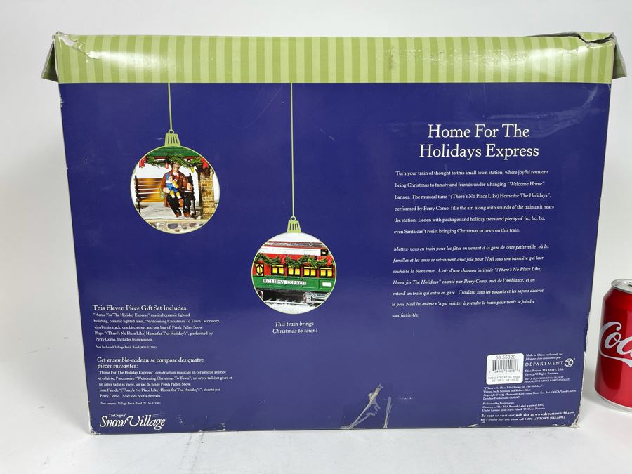 JUST ADDED - Department 56 Holiday Gift Set Home For The Holidays Express Original Snow Village Collection Special Edition [Photo 7]