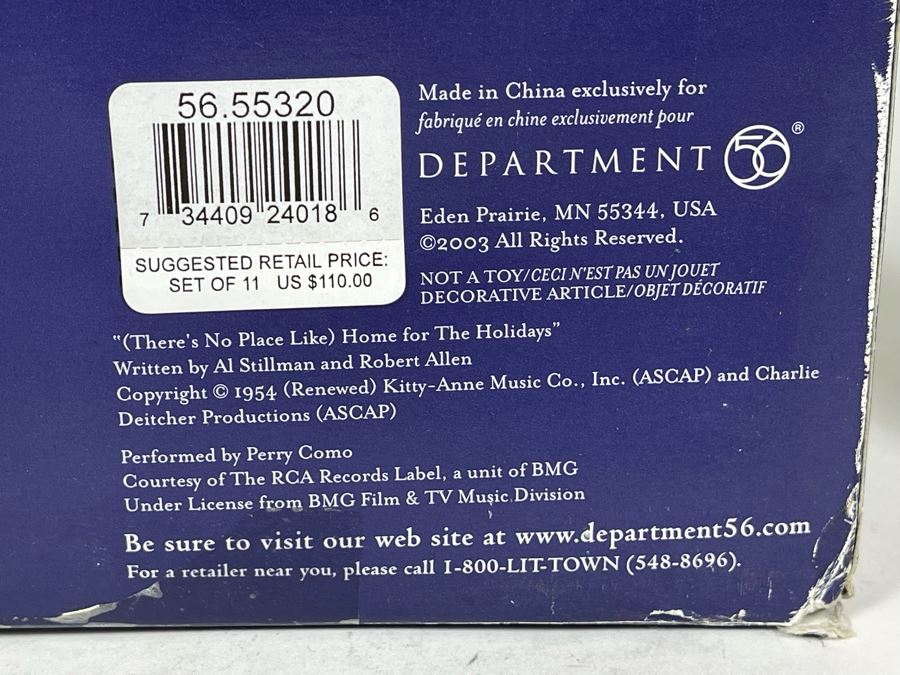 JUST ADDED - Department 56 Holiday Gift Set Home For The Holidays Express Original Snow Village Collection Special Edition [Photo 8]
