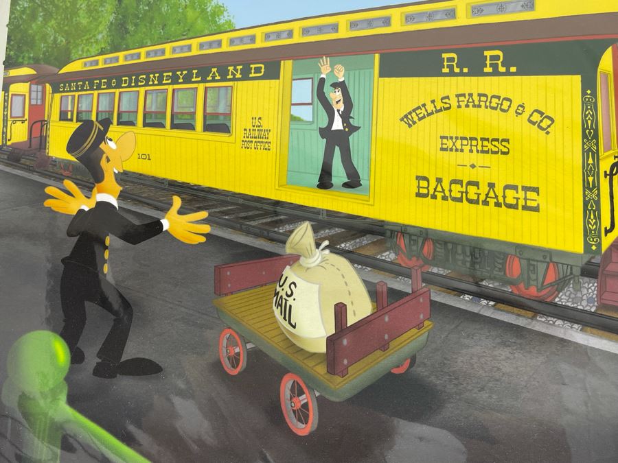 JUST ADDED - Disney Carolwood Pacific Foundation Train Giclee Print 'Special Delivery' 14 X 11 [Photo 3]