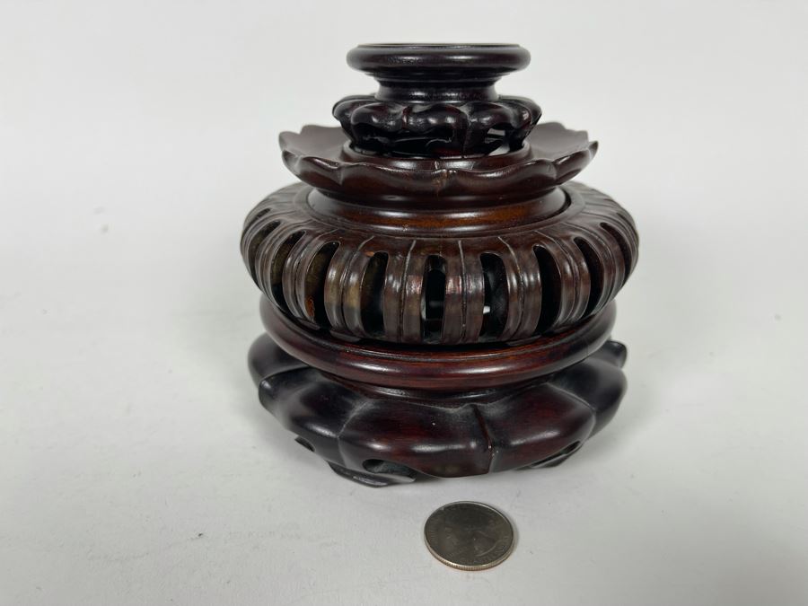 JUST ADDED - Set Of Three Chinese Wooden Stands [Photo 9]