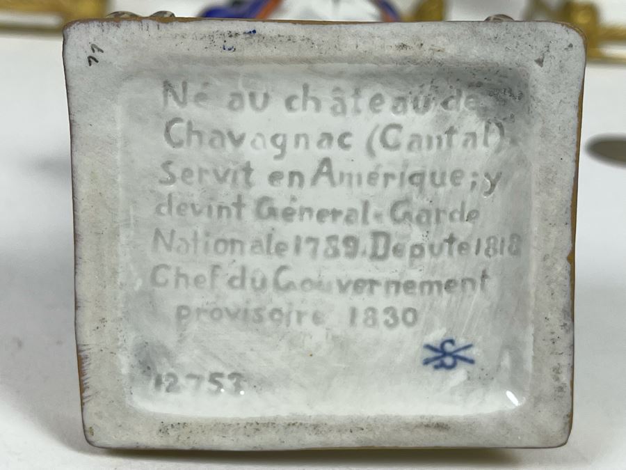 JUST ADDED - Collection Of Six Vintage German Democratic Republic (GDR) Hand Painted Saxon Porcelain French Napoleonic Soldier Figurines From Scheibe Alsbach - Thuringia Signed 10H [Photo 18]