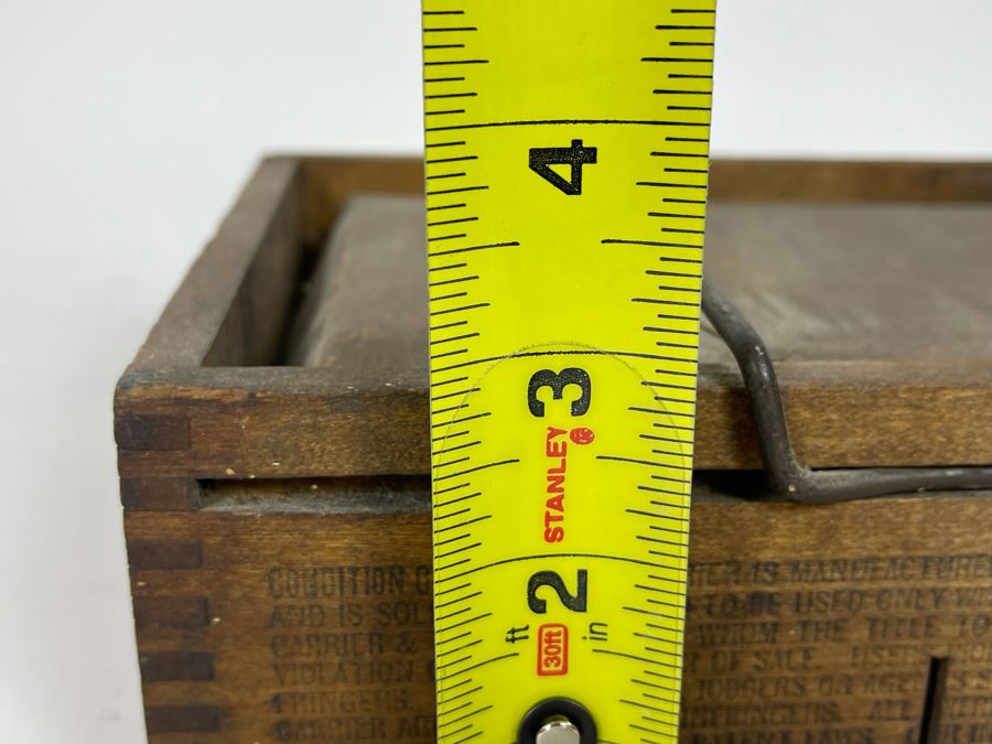 JUST ADDED - Vintage Wooden Star Egg Carrier 6.5W X 8D X 3H [Photo 9]