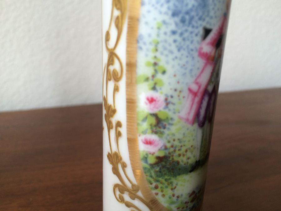 Pair Vases, Bearing Meissen Mark, Ormolu [Photo 13]