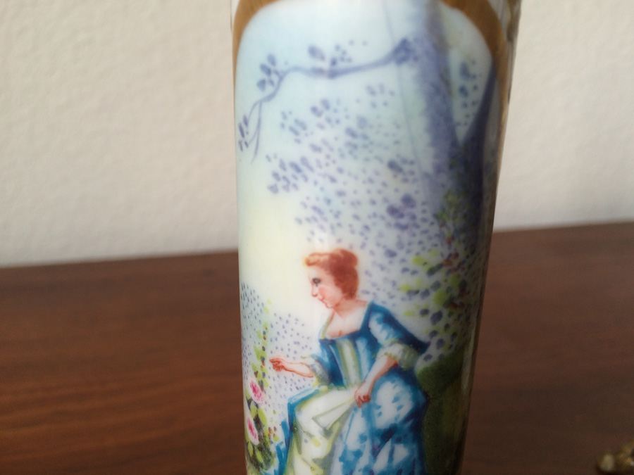 Pair Vases, Bearing Meissen Mark, Ormolu [Photo 7]