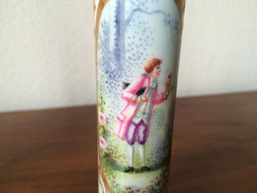 Pair Vases, Bearing Meissen Mark, Ormolu [Photo 10]