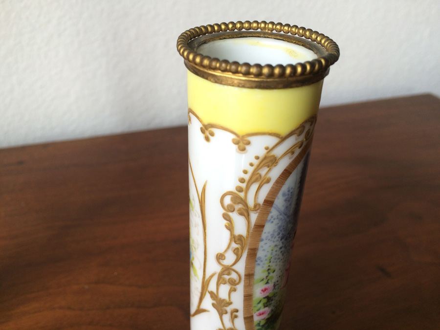 Pair Vases, Bearing Meissen Mark, Ormolu [Photo 18]