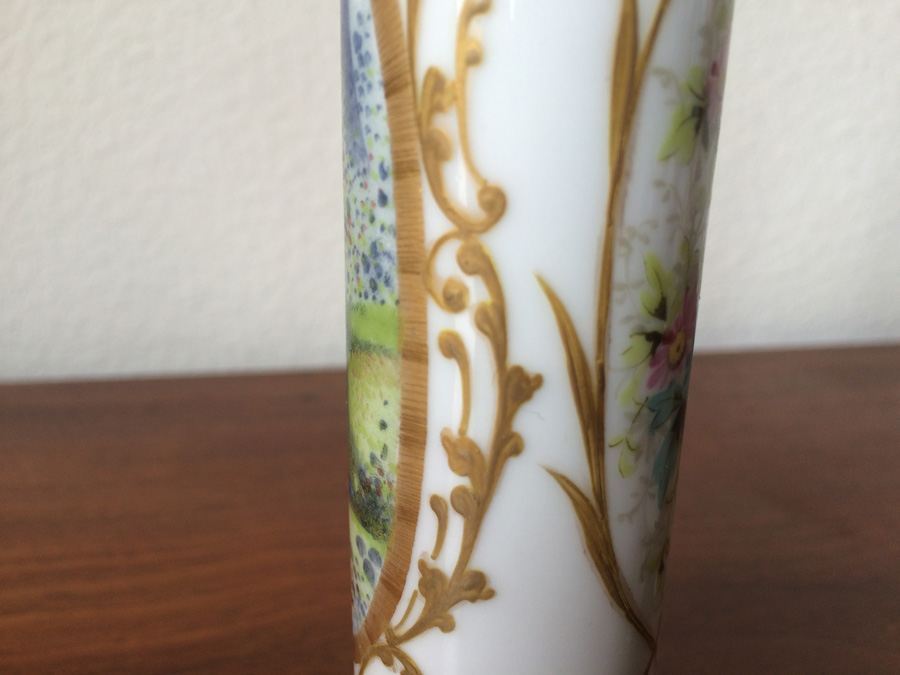 Pair Vases, Bearing Meissen Mark, Ormolu [Photo 4]