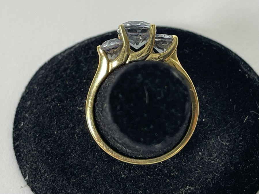 10K Gold Mystic Topaz Ring Size 7.5 3.4g [Photo 8]