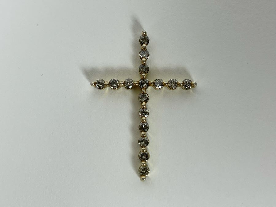 Sterling Silver Diamond Pendant 2.1g [Photo 3]