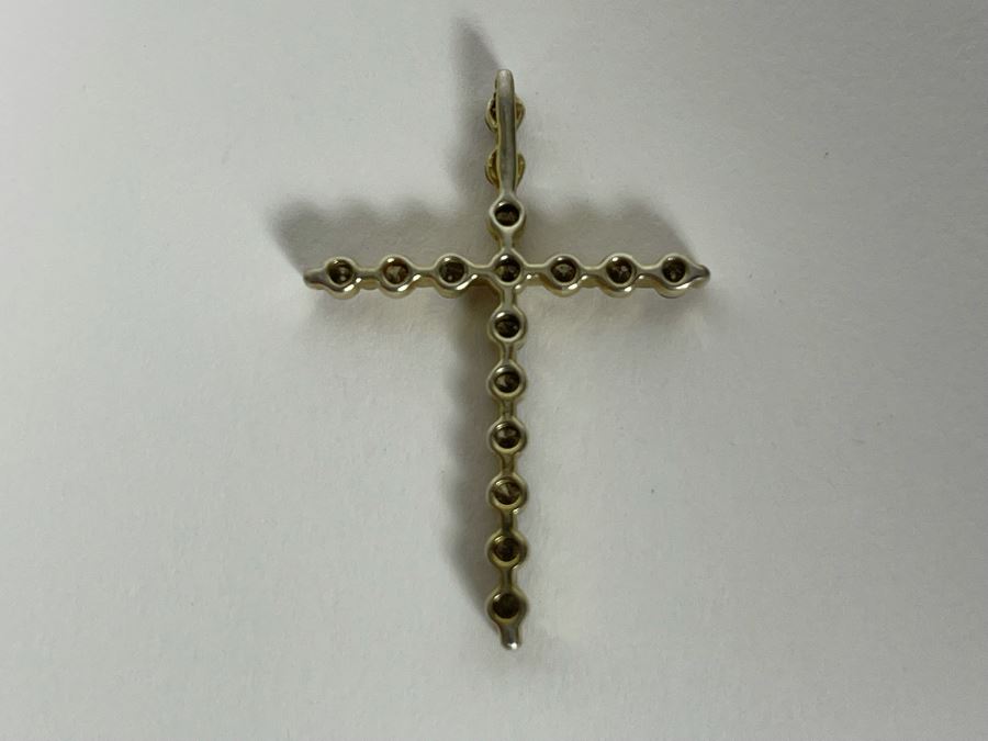 Sterling Silver Diamond Pendant 2.1g [Photo 6]