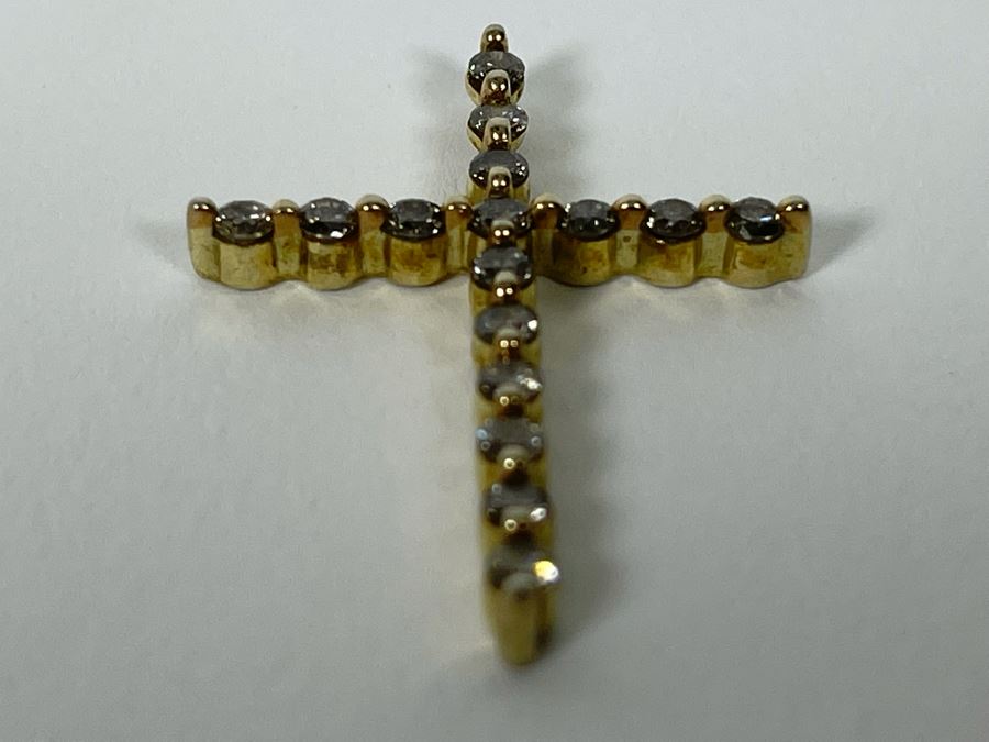 Sterling Silver Diamond Pendant 2.1g [Photo 4]