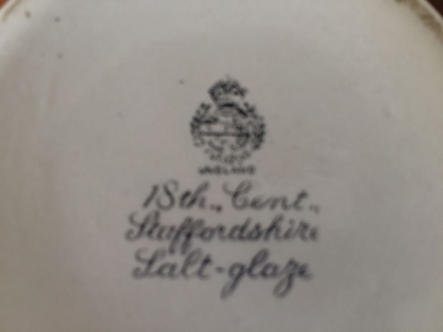  Staffordshire Salt Glaze Cherub Pitcher [Photo 9]