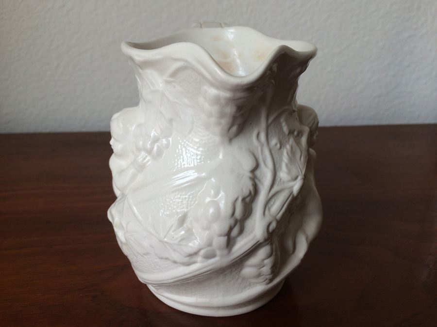  Staffordshire Salt Glaze Cherub Pitcher [Photo 2]