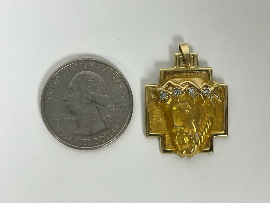 14K Diamond Pendant 3g [Photo 8]