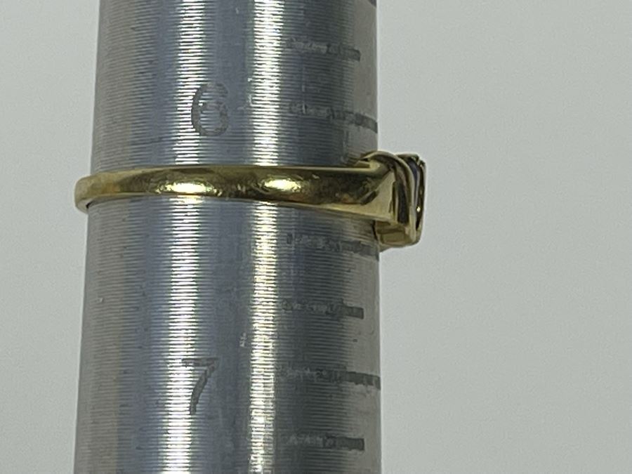 10K Gold Tanzanite Ring Size 6.25 1.7g [Photo 11]