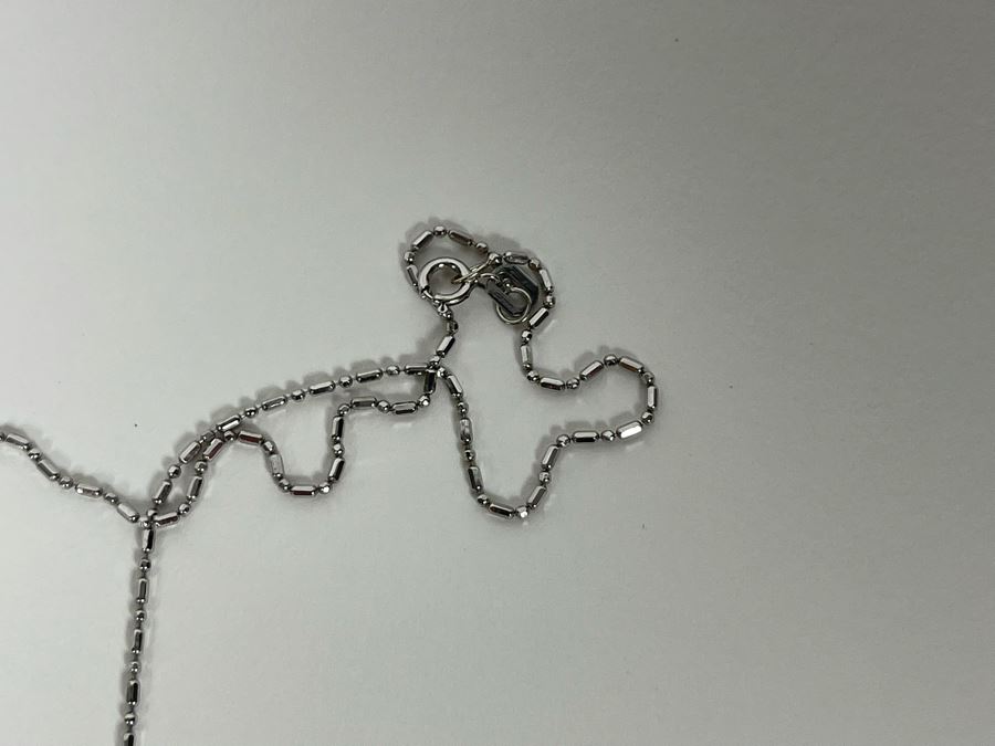 14K Gold Diamond Cross Pendant With 14K Gold 18' Chain Necklace 3.9g [Photo 8]