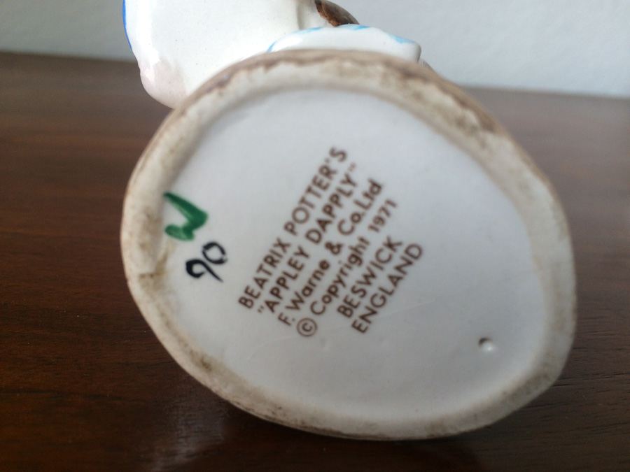 Beatrix Potter's 'Appley Dapply ' 1971 Beswick England [Photo 7]