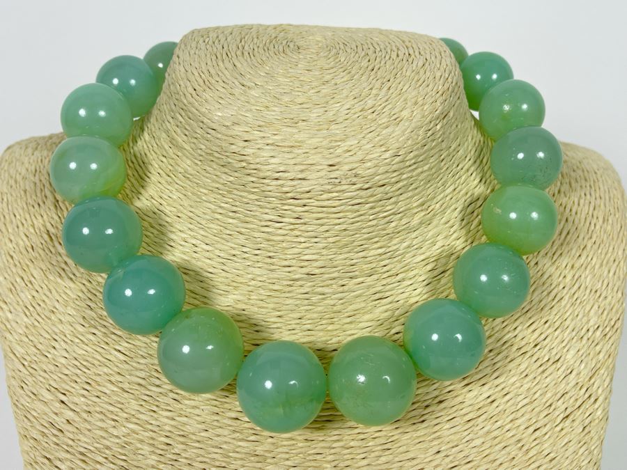 Amazonite 16' Bead Necklace [Photo 1]