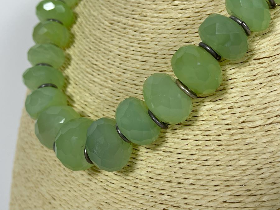 Faceted Quartz Beaded 19' Necklace [Photo 4]