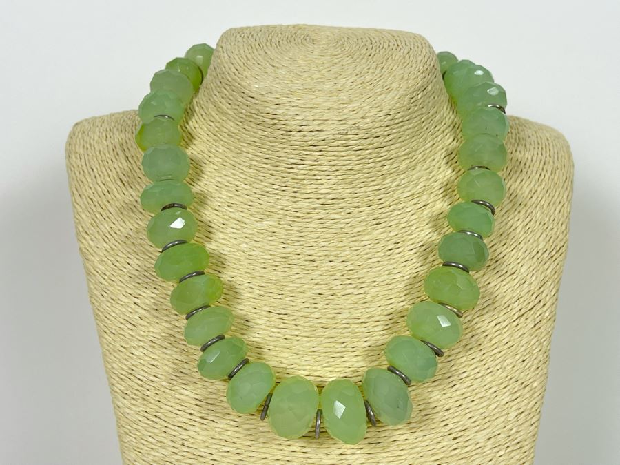 Faceted Quartz Beaded 19' Necklace [Photo 2]