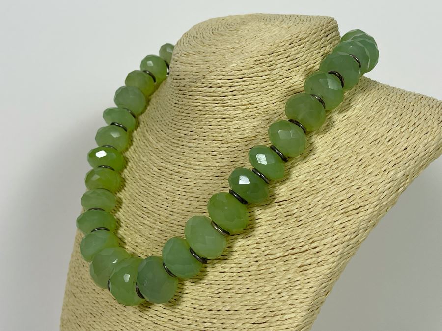 Faceted Quartz Beaded 19' Necklace [Photo 3]